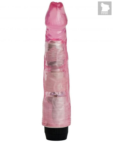 Розовый вибратор-реалистик - 22,5 см, цвет розовый - 4sexdreaM