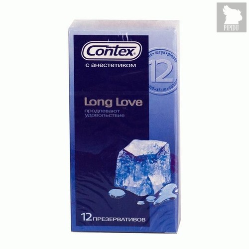 Презервативы с продлевающей смазкой Contex Long Love - 12 шт. - CONTEX