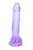 Прозрачный дилдо Intergalactic Rocket Purple 7083-02lola, цвет фиолетовый - Lola Toys