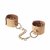Bijoux Браслеты - наручники Wide Cuffs коричневые, цвет коричневый - Bijoux Indiscrets