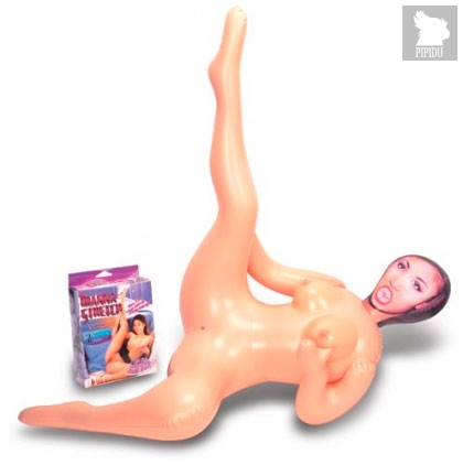 Надувная секс-кукла с задранной вверх ножкой, цвет телесный - Nanma (NMC)