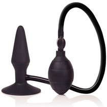 Анальная силиконовая пробка-расширитель COLT Medium Pumper Plug - 9,5 см., цвет черный - California Exotic Novelties