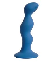 Синяя анальная пробка Terra - 12 см, цвет синий - Le Frivole