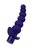 Фиолетовый силиконовый анальный вибратор Dandy - 13,5 см, цвет фиолетовый - Toyfa