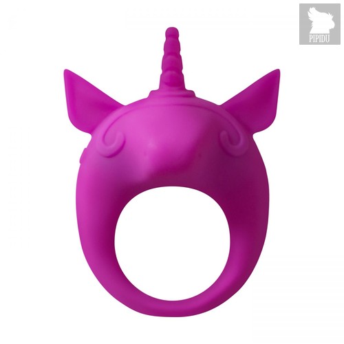 Фиолетовое эрекционное кольцо Unicorn Alfie, цвет фиолетовый - Lola Toys