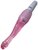 Розовый анальный вибратор с пупырышками - 22 см., цвет розовый - Eroticon
