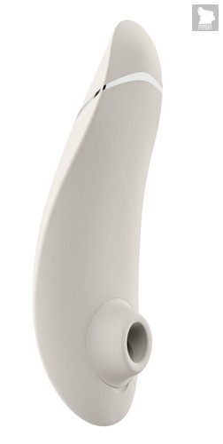 Светло-серый клиторальный стимулятор Womanizer Premium 2, цвет светло-серый - Epi24