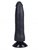 Черный фаллоимитатор-реалистик на присоске №3 - 17 см., цвет черный - МиФ