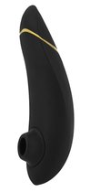 Чёрный бесконтактный клиторальный стимулятор Womanizer Premium, цвет черный - Epi24