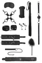 Черный игровой набор БДСМ Intermediate Bondage Kit, цвет черный - Shots Media