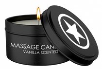 Массажная свеча с ароматом ванили Massage Candle, цвет черный - Shots Media