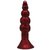 Бордовая анальная ёлочка - 17 см, цвет бордовый - Eroticon