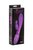 Фиолетовый вибратор Yonce с клиторальным зайчиком - 20,5 см, цвет пурпурный - indeep