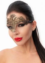 Стильная золотистая женская карнавальная маска, цвет золотой - МиФ