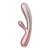 Нежно-розовый вибратор-кролик Hot Lover с возможностью управления через приложение - 19,3 см., цвет розовый - Satisfyer