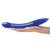 Синий двусторонний стеклянный стимулятор 11’’ Double-sided Glass Dildo For G-Spot P-Spot Stimulation - 28 см., цвет синий - Gläs