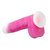 Розовый ротатор-реалистик Roxy 8 Inch Gyrating Dildo - 21,6 см., цвет розовый - Blush Novelties