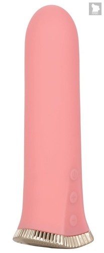 Нежно-розовый мини-вибромассажер Uncorked Rose - 12 см., цвет розовый - California Exotic Novelties
