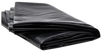 Черная виниловая простынь - 217 х 200 см., цвет черный - МиФ