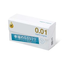 Увлажнённые презервативы Sagami Original 0.01 Extra Lub - 12 шт. - Sagami