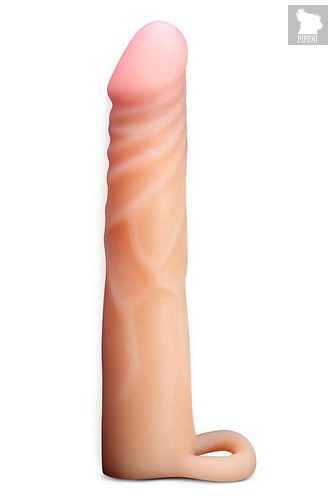 Телесная насадка на пенис Cock Xtender - 17,7 см., цвет телесный - Blush Novelties