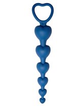 Синяя анальная цепочка Love Beam - 19 см, цвет синий - Le Frivole