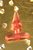 Красная анальная втулка с ограничителем - 6,5 см., цвет красный - Toyfa