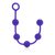Две цепочки Две цепочки анальных шариков Posh Silicone “O” Beads - Blue, цвет фиолетовый - California Exotic Novelties