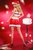 Костюм помощницы Санты Christmas Lust, цвет белый/красный, размер S-M - Livia Corsetti