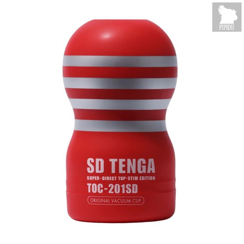 Мастурбатор TENGA SD Original Vacuum Cup, цвет красный - Tenga