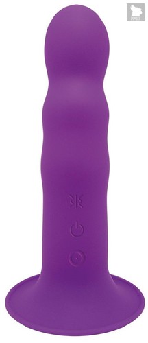 Фиолетовый вибратор Hitsens 3 - 18,2 см., цвет фиолетовый - Adrien Lastic