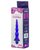 Фиолетовая анальная ёлочка с вибрацией - 20 см, цвет фиолетовый - Lola Toys