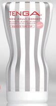 Мастурбатор TENGA Squeeze Tube Cup Soft, цвет белый - Tenga