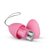 Розовое виброяйцо Vibrating Egg с пультом ДУ, цвет розовый - Easy toys