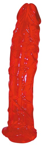 Массивный красный фаллоимитатор Colourado - 22 см - ORION