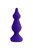 Фиолетовая анальная втулка Sholt - 10 см., цвет фиолетовый - Toyfa