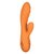 Оранжевый вибромассажер-кролик Newport Beach Babe с пульсирующим воздействием - 21,5 см., цвет оранжевый - California Exotic Novelties