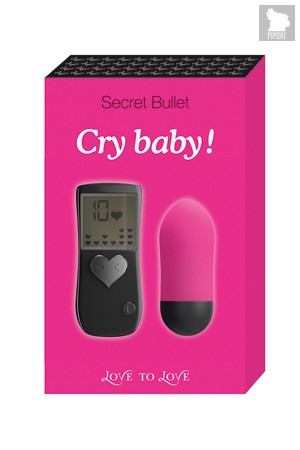 Вибро-яйцо CRY BABY на радиоуправлении розовое - Love To Love