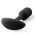 Чёрная пробка для ношения B-vibe Snug Plug 1 - 9,4 см, цвет черный - B-vibe