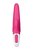 Ярко-розовый вибратор Mr. Rabbit с клиторальным отростком - 22,1 см, цвет розовый - Satisfyer