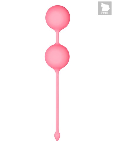 Розовые вагинальные шарики из силикона СЕКС РФ, цвет розовый - Lola Toys