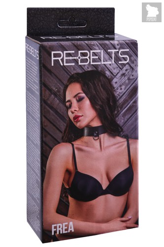 Ошейник Frea Black 7746-01rebelts, цвет черный - Rebelts