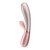 Нежно-розовый вибратор-кролик Hot Lover с возможностью управления через приложение - 19,3 см., цвет розовый - Satisfyer