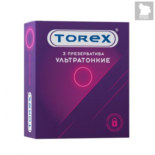 Презервативы Torex "Ультратонкие" - 3 шт. - Torex