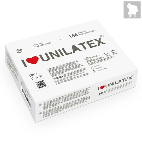 Презервативы Unilatex - Ultra Thin ультратонкие, 144 шт. - Unilatex