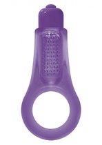 Фиолетовое эрекционное кольцо Firefly Couples Ring, цвет фиолетовый - NS Novelties