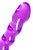 Фиолетовый двусторонний фаллоимитатор Tanza - 27,5 см., цвет фиолетовый - Toyfa