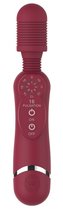 Красный универсальный массажер Silicone Massage Wand - 20 см., цвет красный - Shots Media
