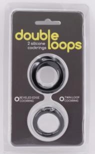Набор из 2 эрекционных колец Double Loops - Seven Creations