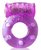 Фиолетовое эрекционное виброкольцо с бабочкой, цвет фиолетовый - Bioritm